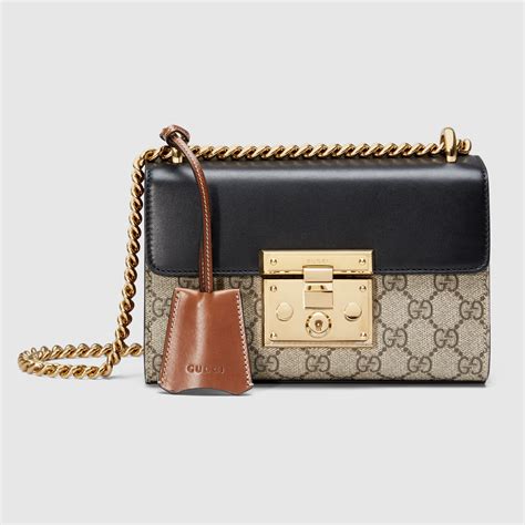 gucci padlock metallic shoulder bag|authentic gucci padlock bag.